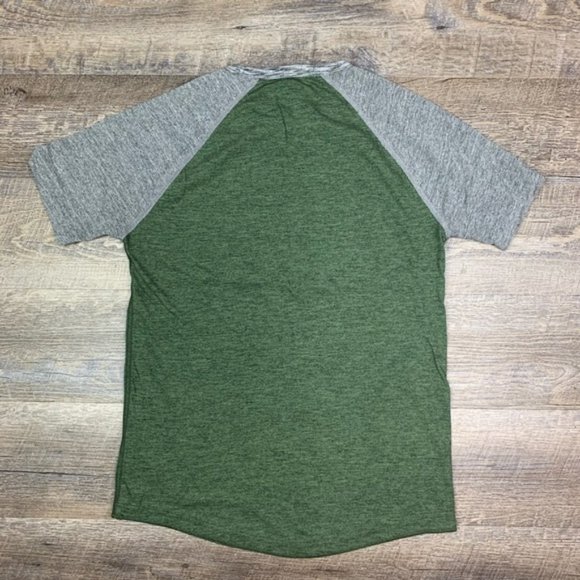 mens short sleeve baseball tee